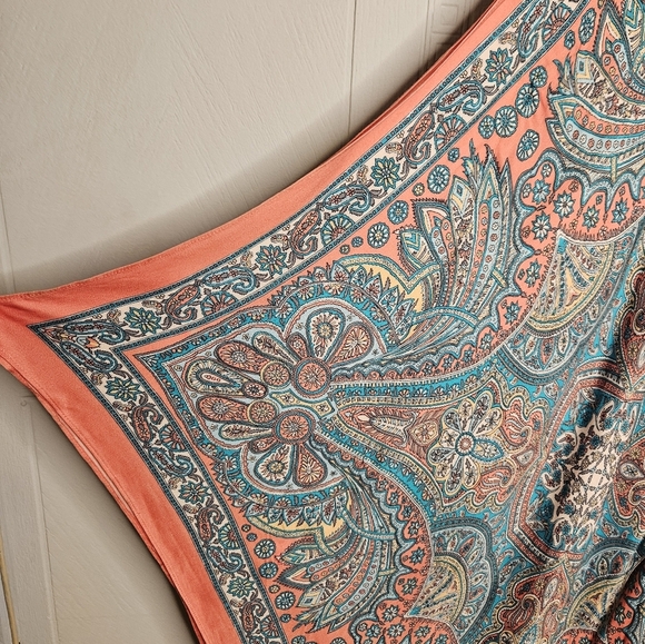 NWT Anthropologie Tiny Dress Women XS Boho Floral Colourful Flowy Orange Blue - Picture 3 of 9